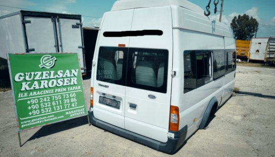  FORD TRANSİT ÇİFT TEKER MİNİBÜS KESME ARKA BÖLÜM 2008 MODEL
